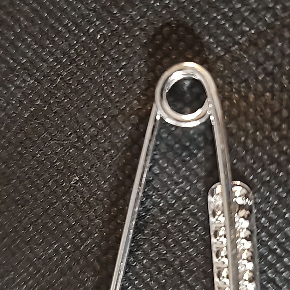Silver Rhinestone paper clips. - Picture 8 of 8